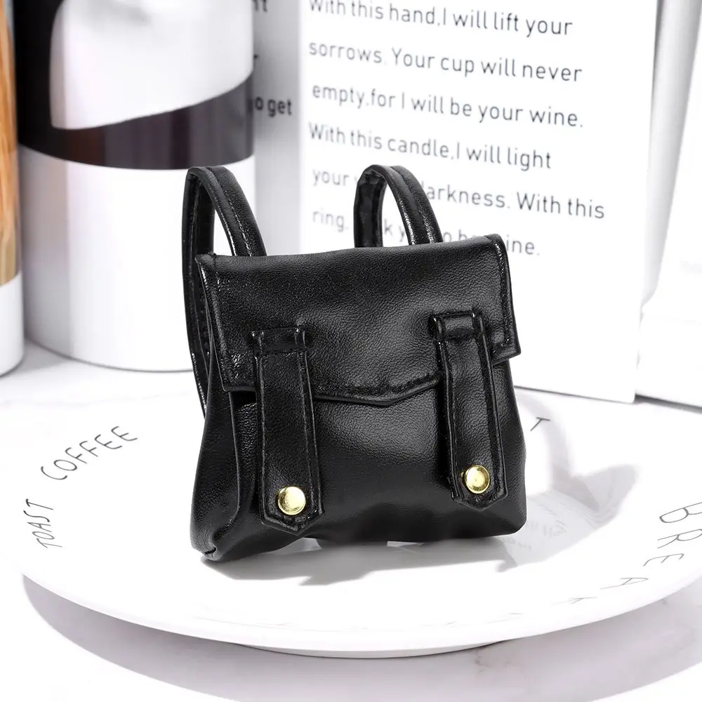 Miniature Shopping Handbag 20cm Doll Bag Doll Clothes Accessories Metal Chain Pack Dollhouse Fashion Plush Doll Bag 5 Styles