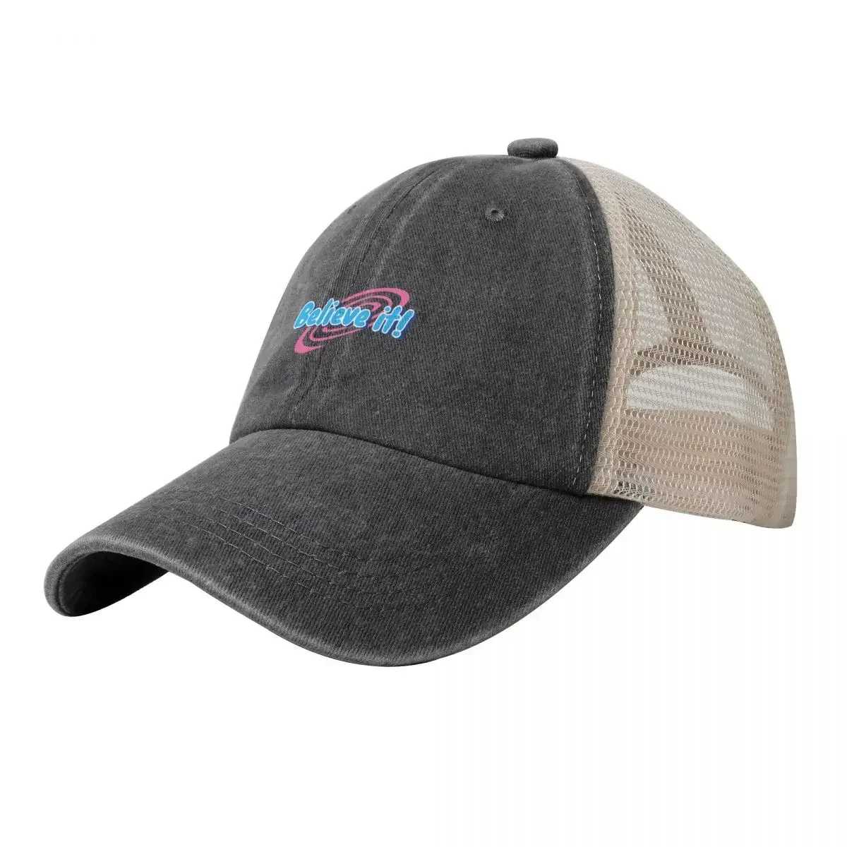 Believe it! Cowboy Mesh Baseball Cap Snap Back Hat Mountaineering Mens Caps Women's