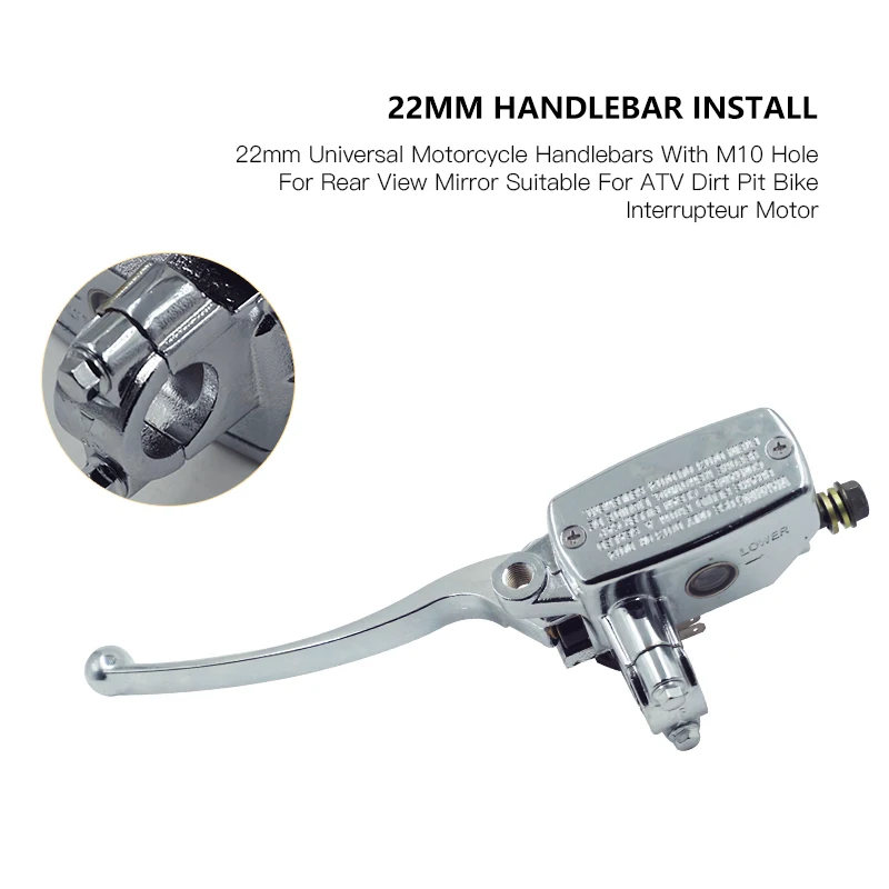 Pompa Freno Anteriore Moto Pompa Freno Anteriore Destra Per YFZ450 YFM - Cilindro Principale 7/8 22mm Pompa Freno Aftermarket YFZ450 - Foto 11