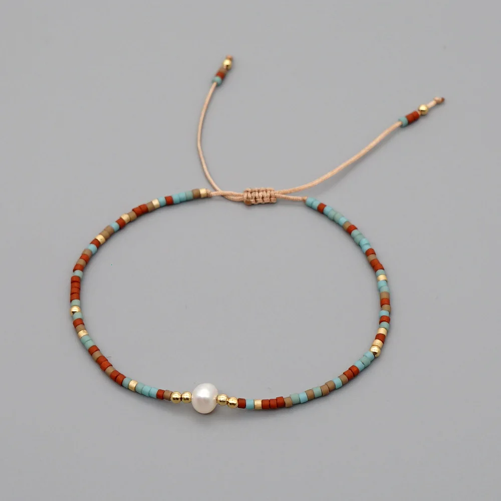 KKBEAD Miyuki-Armband für Damen, schlicht, zierlich, mit Saatperlen, Perlenschmuck, Kpop-Stil, Geschenk-Accessoire, Boho-Sommerschmuck – Detail 8