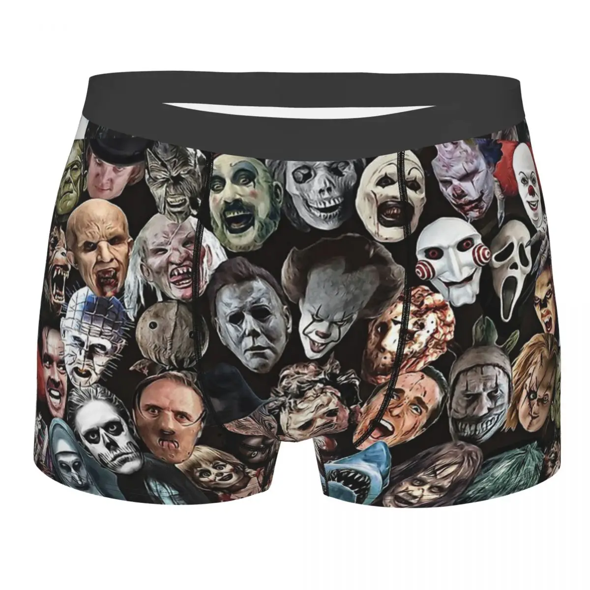 Faces Of Horror Skeleton Skull Bone Underpants Cotton Panties Men's