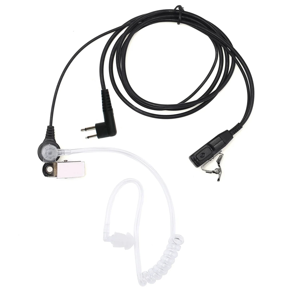 Écouteurs Intra-auriculaires Pour Talkie-walkie Motorola - Lot De 2, Tube Acoustique, PTT - Compatible Nombreux Modèles - 4