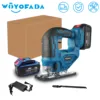 65mm 2700RPM Cordless Jigsaw Electric Jig Saw Portable Multi-Function Woodworking Power Tool for Makita 18V Battery 1