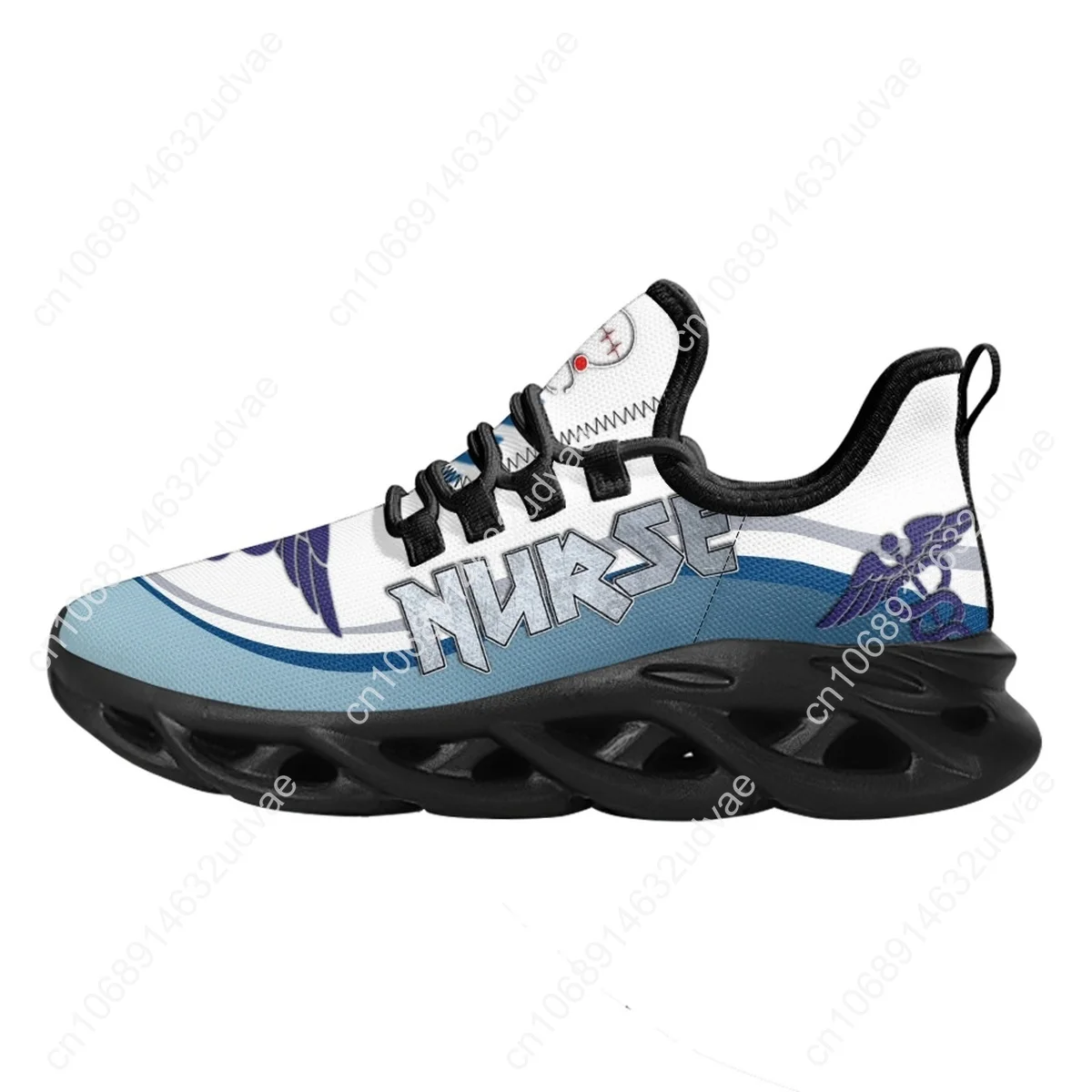 Fashion Platform Blade Shoes Paramedic EMT Pattern Tennis Brand Sneakers Women Running Shoes Footwear Nurse Flats