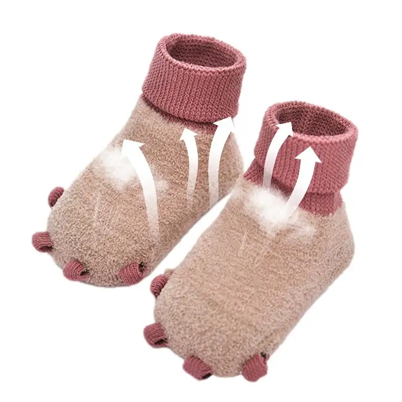 

Grip Socks Anti-Slip Toddler Sock Shoes Full Coverage Design Newborn Socks With Stretch Fit Christmas Gift For Newborns 6-12