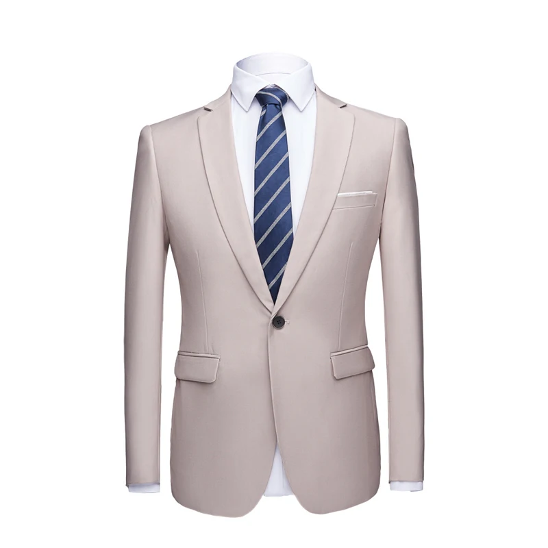 Men Fashion Casual Slim Fit Suit Jacket Formal Business Social Wedding Party Blazers Plus Size 5XL-S men suits jackets