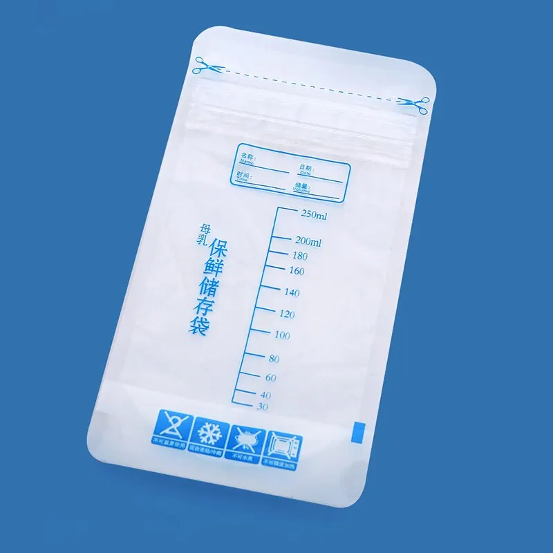 Breastmilk Storage Bag 30pcs 250ml Self Standing
