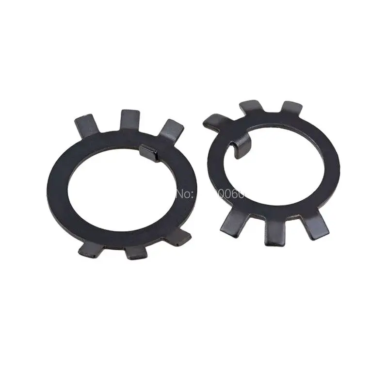 

M30-M50 Black Carbon Steel Tab Washers For Round Nuts 50pcs/lot