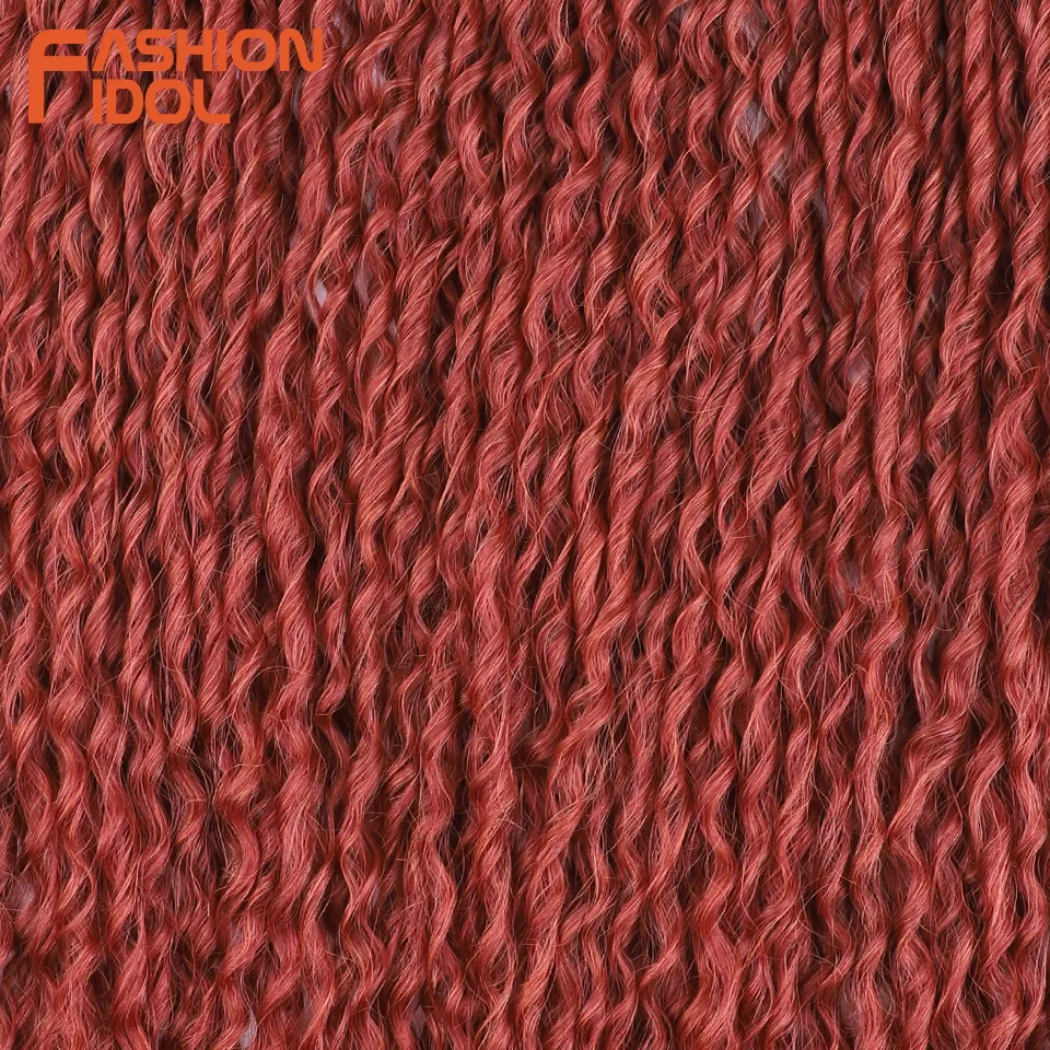 Moana 30inch 200g/3pcs Kinky Curly Hair Twist Crochet Hair Synthetic Brazilian Fake Hair Ombre Orange Braiding Hair Extensions 6