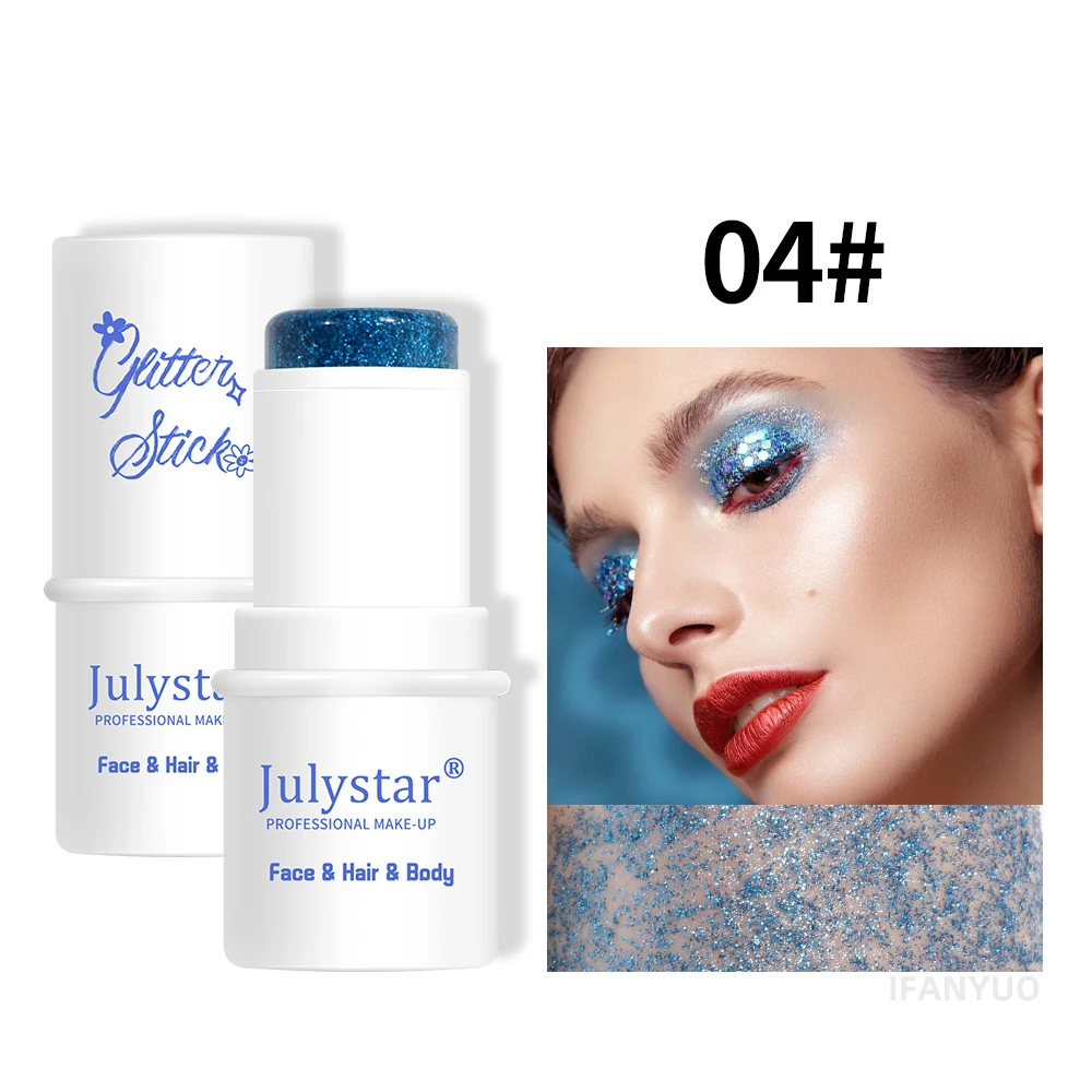Glitter Sequin Stick Gorgeous Stage Makeup Tint Eye Body Face Glitter Gel Art Flash Loose Sequins Cream Festival Glitter Deco 5