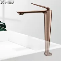 ก๊อกน้ำอ่างล้างหน้าแบบติดตั้งบนเคาน์เตอร์ - สีโรสโกลด์ขัดเงาและสีดำ, ก๊อกผสมน้ำร้อนน้ำเย็น อุปกรณ์เสริมสำหรับอ่างล้างหน้า 1