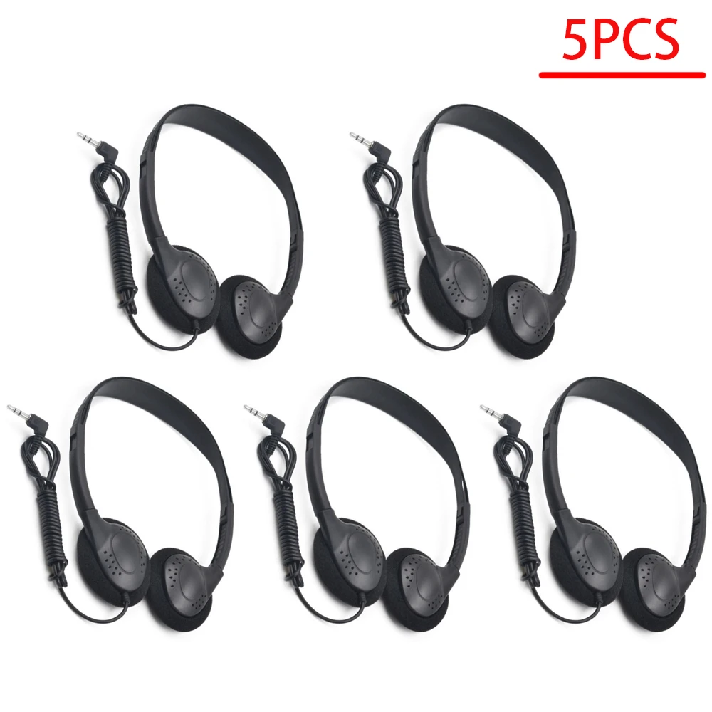 1/5/10pcs 3.5mm Wired Stereo Gaming Headphone Headset - Noise Reduction ABS Comfortable Wearing Portable Clear Sound for Gamers