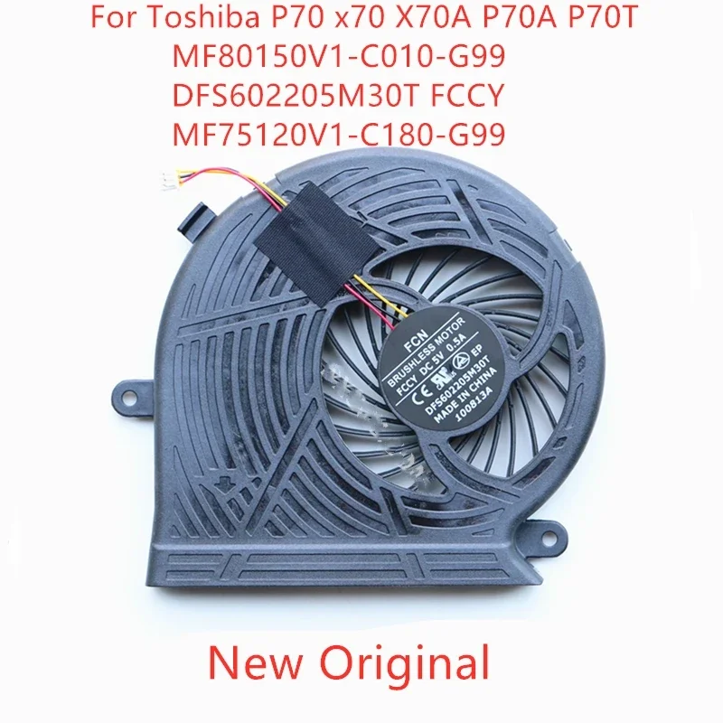 

Новый вентилятор охлаждения ЦП для ноутбука Toshiba P70 x70 X70A P70A