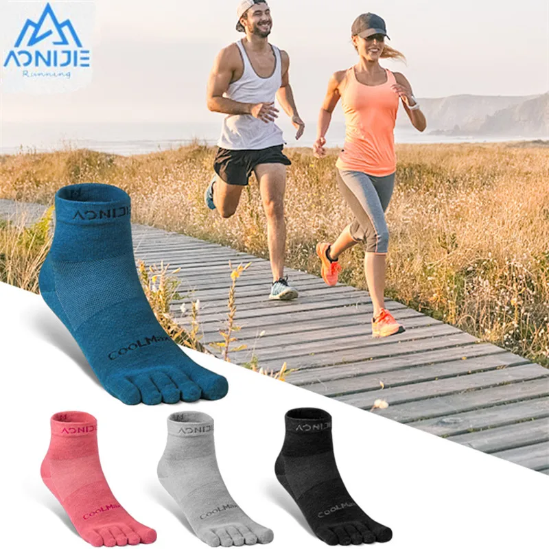 AONIJIE E4109S E4110S New Update Low Cut Socks Quarter Athletic Toe