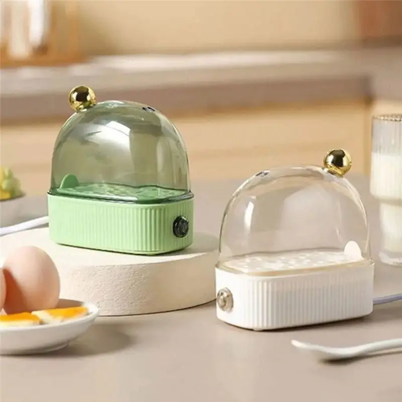 A70Z Fafa】Electric Egg Boiler Automatic Cooker Rapid Egg Boiler Breakfast Machine Multi-Function Egg Cooker 2 Eggs EU Plug 6