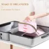 New Toiletry Bag Rhombus Cosmetic Bag Organizer Women Travel Make Up Customized Pattern Big Capacity Cosmetics Suitcases Makeup 6