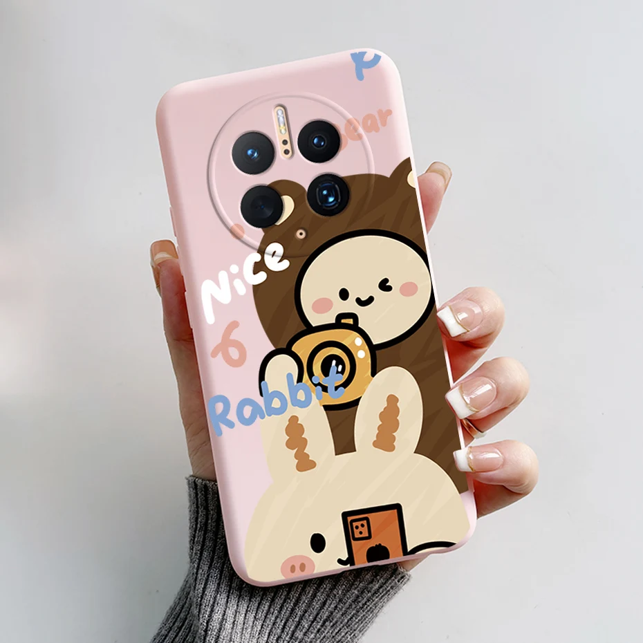 Adorable Rabbit and Panda Soft Silicone Shockproof Phone Case
