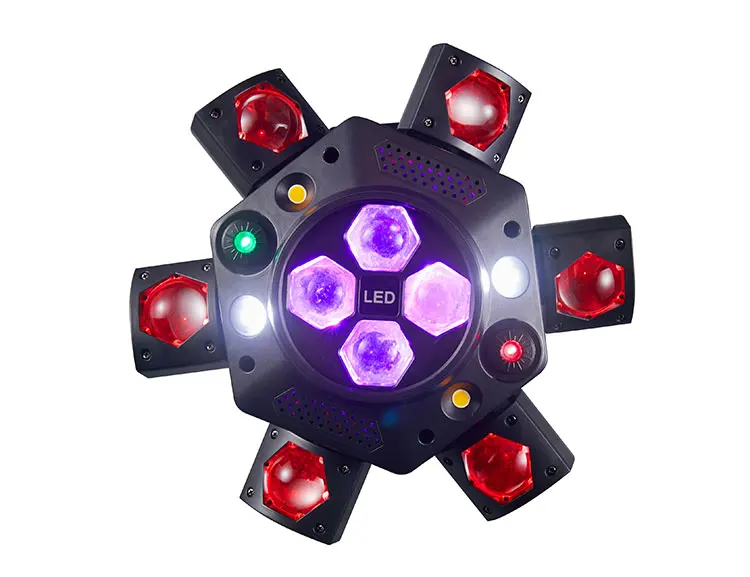 150W Moving Head Strahllicht RG Laser Bühnenlicht DMX Disco Licht RGB Rotierende Bar Party Licht – Detail 4