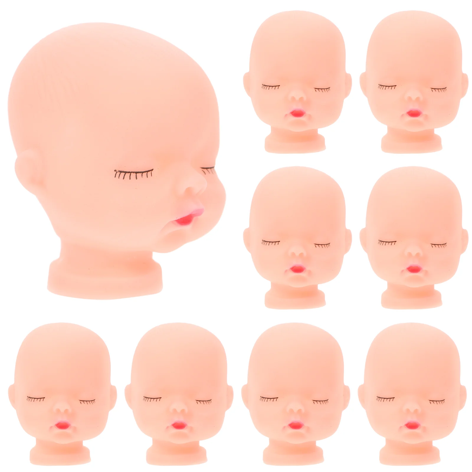 미니 잠자는 인형 머리, DIY 핸드 페인팅 인형, 바디 부품 공예, 키체인 액세서리, 어린이 선물