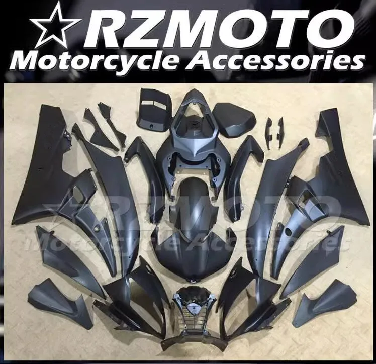 

4 подарка, новый комплект обтекателей для мотоцикла из АБС, подходит для YAMAHA YZF- R6 2006 2007 06 07, черный матовый Комплект кузова