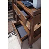 Baldridge Rustic Industrial Office Printer Stand with Storage 4