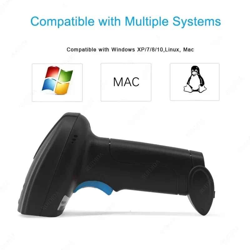 Wired or Wireless Barcode Scanner with Stand or Holder barcode scanner