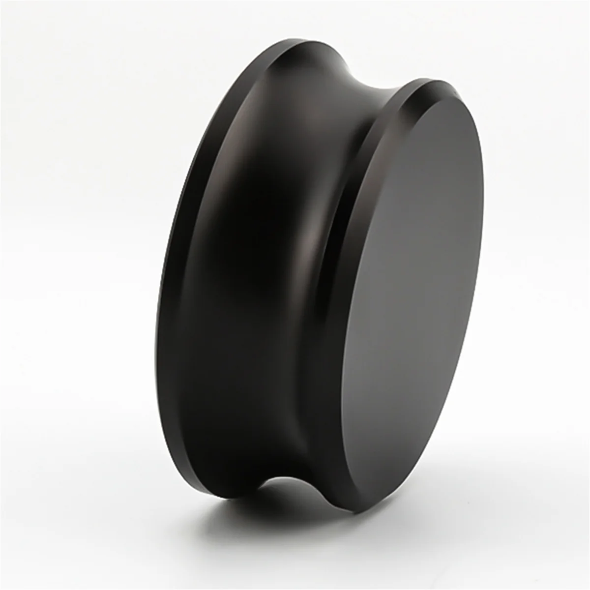 턴테이블용 알루미늄 금속 비닐 레코드 무게추 안정기 디스크 균형 클램프, LP 레코드 플레이어 액세서리, 블랙