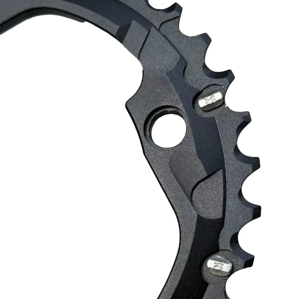 AL7075 22T 36T MTB Kettenblatt 104BCD 64BCD Mountainbike Kurbel Set Fahrrad Doppel Kettenblatt 10 Geschwindigkeit Kurbelgarnitur 104 BCD Kettenblatt – Detail 6