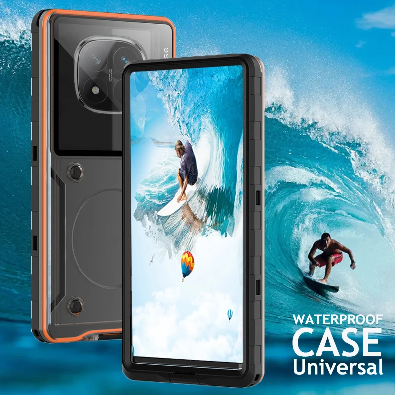 Universal Waterproof 360° Shockproof Protective Case