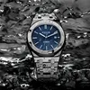 FEICE New Men's Automatic Mechanical Watch Skeleton Luminous Watch Waterproof Sapphire Mirror Luxury Stainless Steel Wristwatch 1