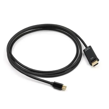 Adattatore cavo compatibile Mini DP a HDMI da 1,8 M 4K per MacBook Pro Air Mini DisplayPort Cavo convertitore da Thunderbolt a HDMI