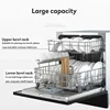 Automatic Dishwasher Intelligent Mute Multifunctional Countertop Embedded Dishwasher 304 Stainless Steel for 8 Sets Dishes 5