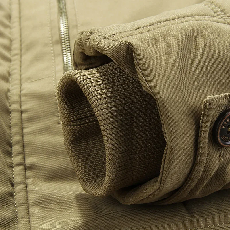 Velvet Thick Warm Multi-Pocket Parka - Men's Winter Coat (2024)