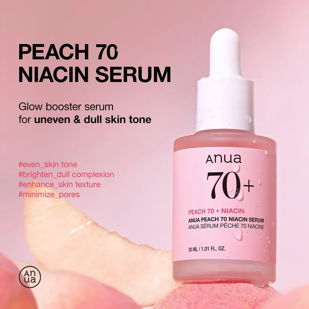 Anua Korean penetration 70 Niacinamide Serum 30ml For Sensitive Skin Combination