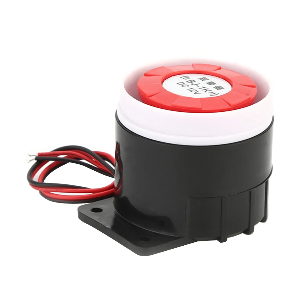 Mini Sound Alarm Siren Horn for Alarm System 12 24V 220V Buzzer High Decibel Sound and Light Alarm Anti-theft Horn Electronic