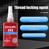LOOLIFL 50 ml Medium Strength Threadlocker (blue) Glue 243 Threadlocker (blue) Firm Screw Glue Anaerobic Anti Loosening Agent 3