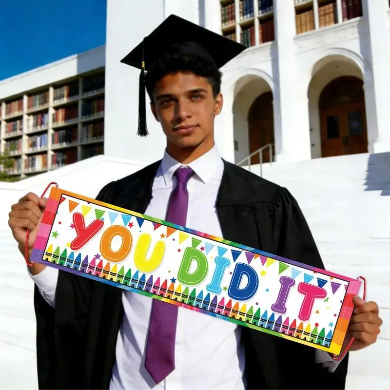 Graduation Party Holding Banners and Photo Props description 5