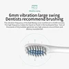 Sonic Electric Toothbrush Set for Adults Six Speed Mode Waterproof Soft Brush Head USB Rechargeable High Frequency Cleaning 3