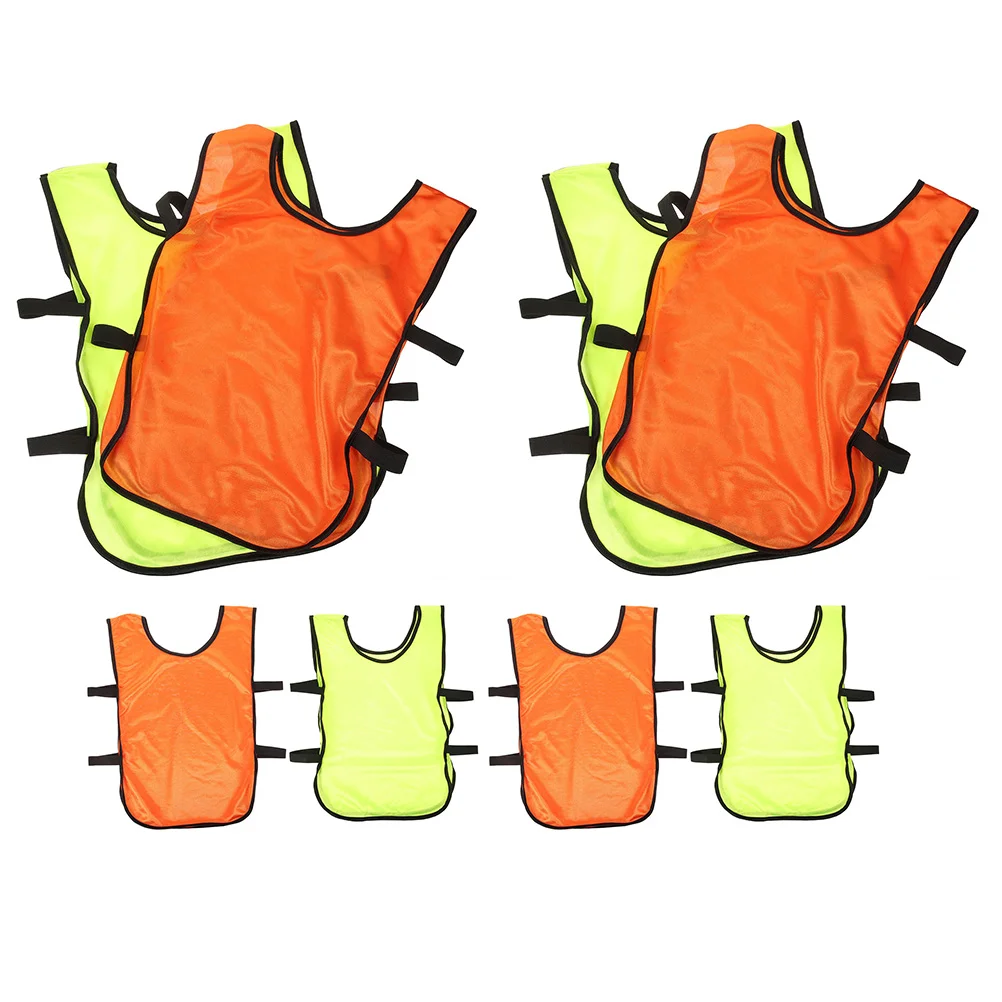 

8Pcs Soccer Pinnies Soccer Training Costume Football Training Costume Kids Washable Basketball Vests