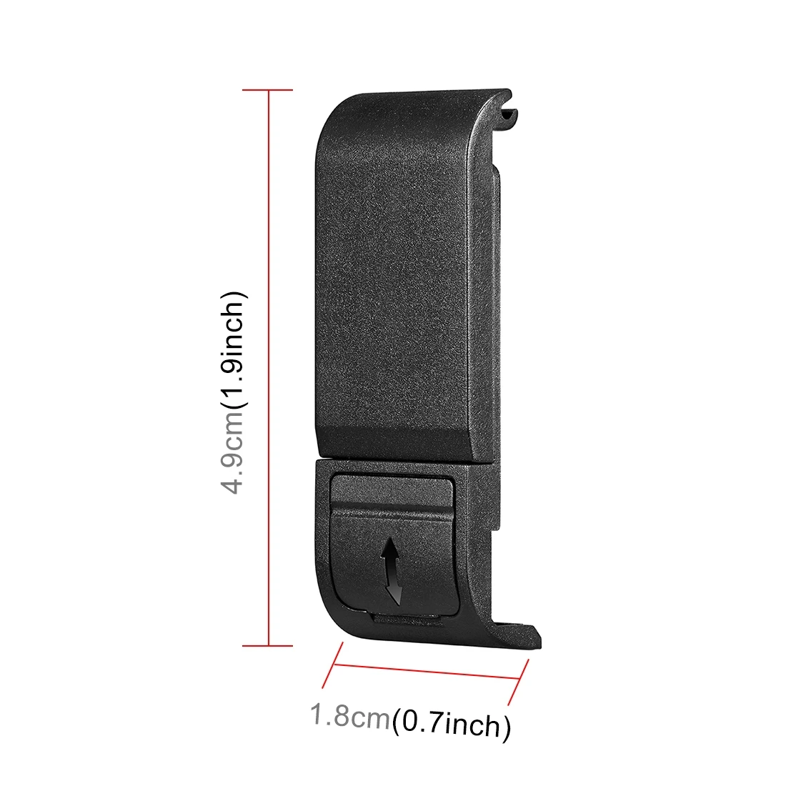 Black Side Interface Door Cover for GoPro HERO 13 12 11 10 9, Repair Part for HERO 10 9 Data Port Cover Replacement