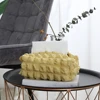 Luxury Pineapple Pattern Tissue Box Foldable Napkin Holder Rectangle Nordic Home Kitchen Paper Holder Storage Box Decoration 3