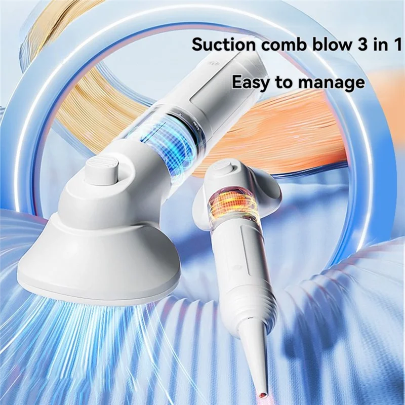 Medium-Sized Dog Hair Aspirator,Multifunctional Pet Comb,Efficient Adsorption,Dogs Dryer,Noise Reduction Grooming Tool