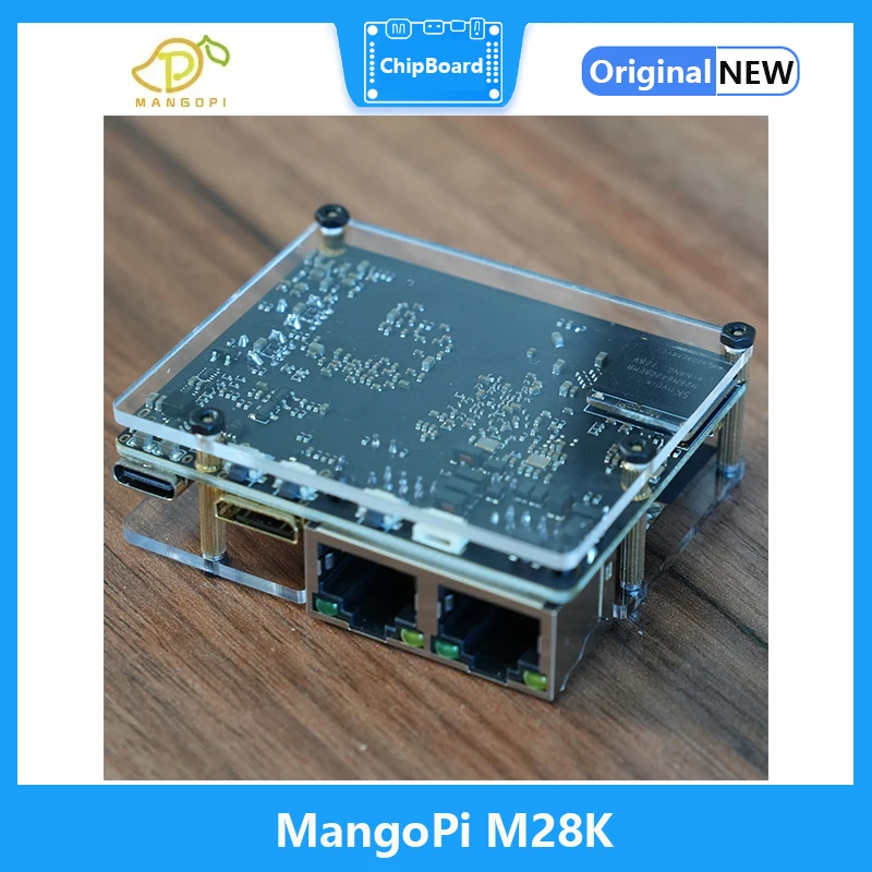 MangoPi M28K Board RK3528A High Performance Dual Gigabit WiFi6 Routing Armbian edge computing Box