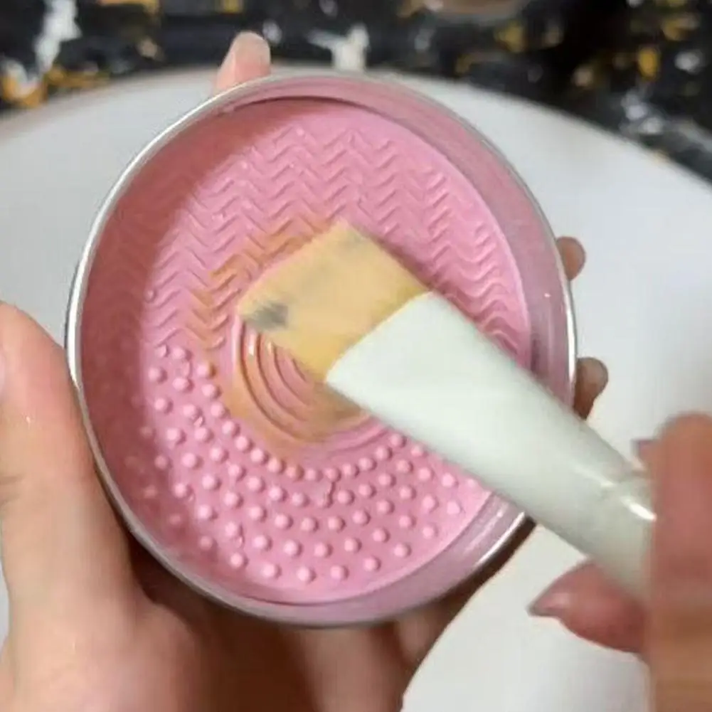 Portable Natural Makeup Brush Cleaner Soap - Multi-Functional, Reusable Beauty Cleansing Tool