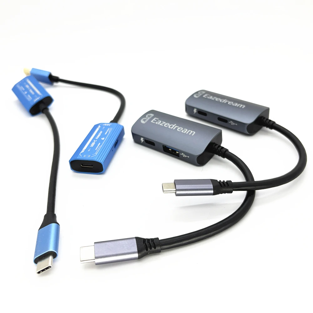 AR Glasses Hub Seamless Multi-Device Type-C HDMI-compatible Charging Adapter for Xreal Beam Viture Rokid Station Rayneo XR USB-C 2