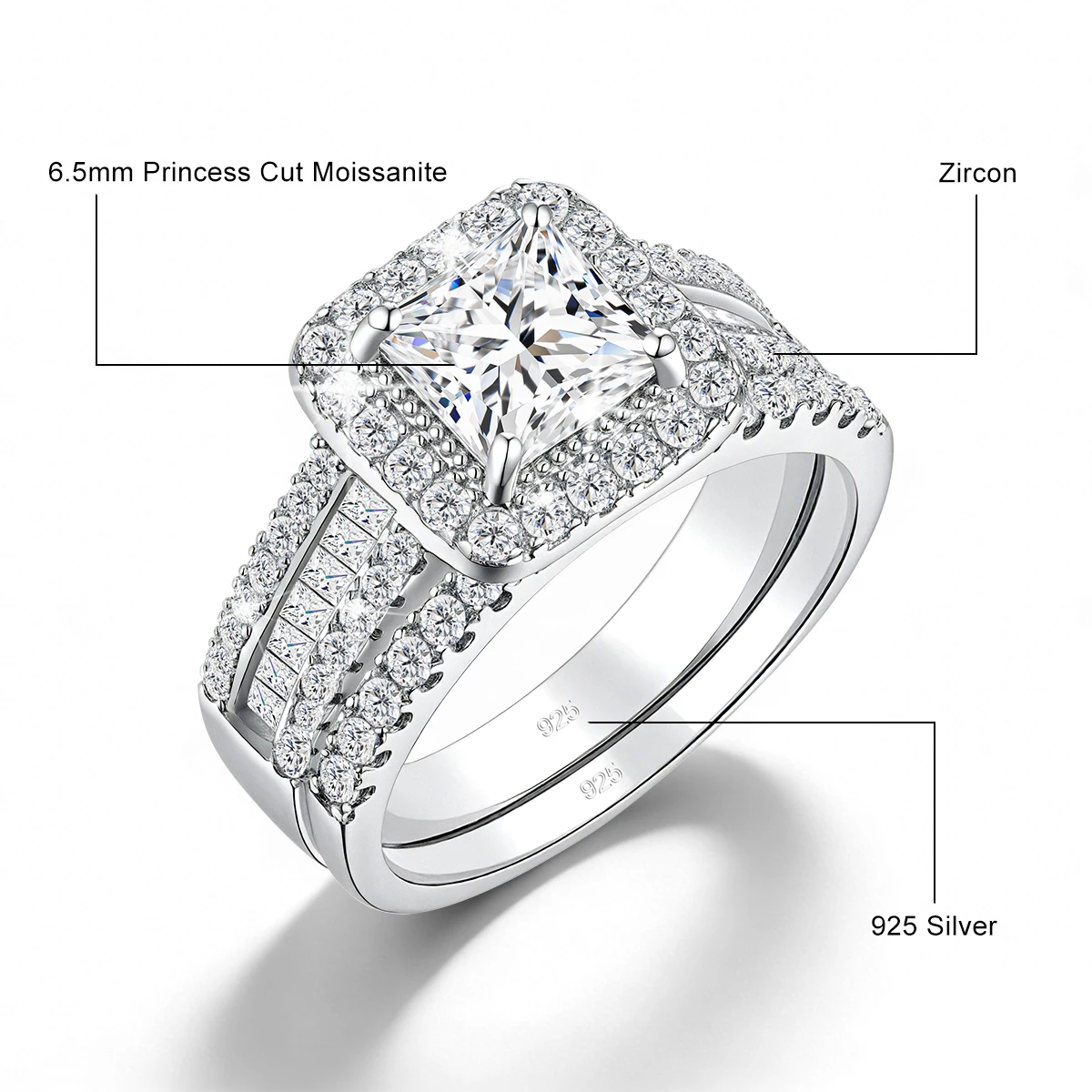 White Gold Plated