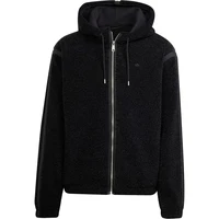 Adidas Official Authentic Originals Veste de sport à capuche en polaire ample pour homme II5807 5