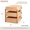 Pull Out Drawers For Cabinets, 14''W×21''D×19''H Soft Close Slide Out Wood Shelves Storage Organizer for Kitchen,Bottom Assembly 3