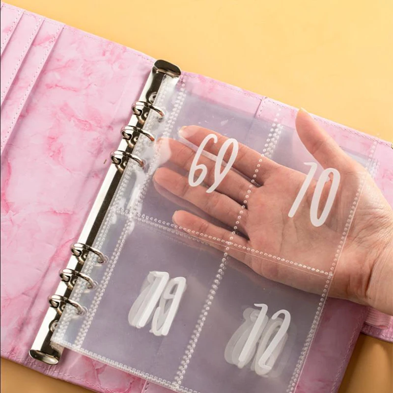 100 Envelopes Money Saving Challenge Budget Binder Password Lock Money Saver For Cash Cost Expense Organizer Notebook Binder