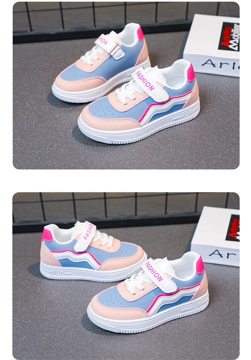 Size 26-37 Autumn Casual Platform Sneakers for Girls Minimalist Non-Slip Soft Sole Athletic Shoes Big Kids Walking Shoes S2f7686e976c84d5098dd5e4b9e80a78ag